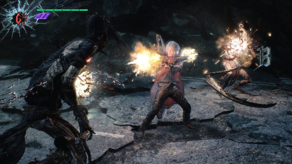 Uno screenshot di Devil May Cry 5