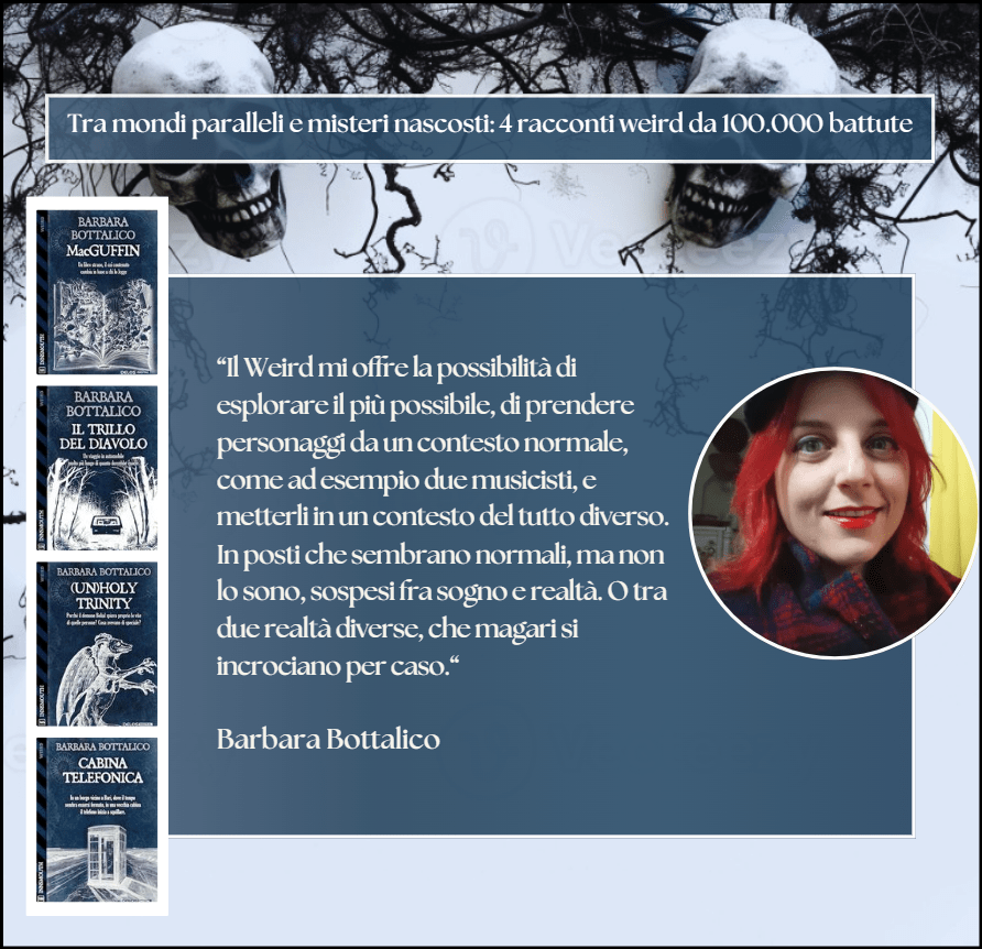 Tra mondi paralleli e misteri nascosti: 4 racconti weird da 100.000 battute ft. Barbara&nbsp;Bottalico