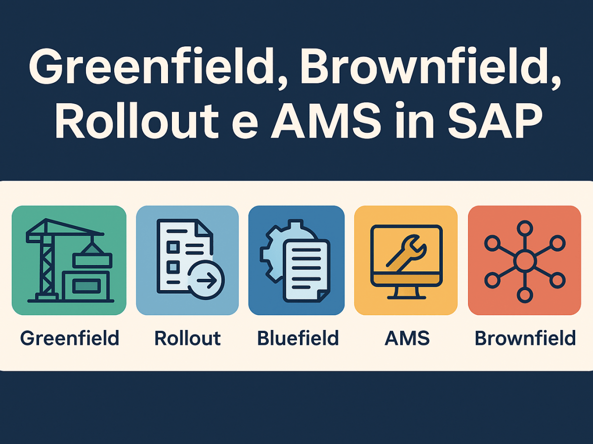 Progetti Greenfield, Brownfield, Rollout e AMS: capire le differenze per scegliere il giusto percorso&nbsp;professionale