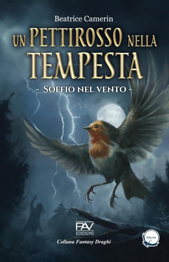La copertina di "Un pettirosso nella tempesta"