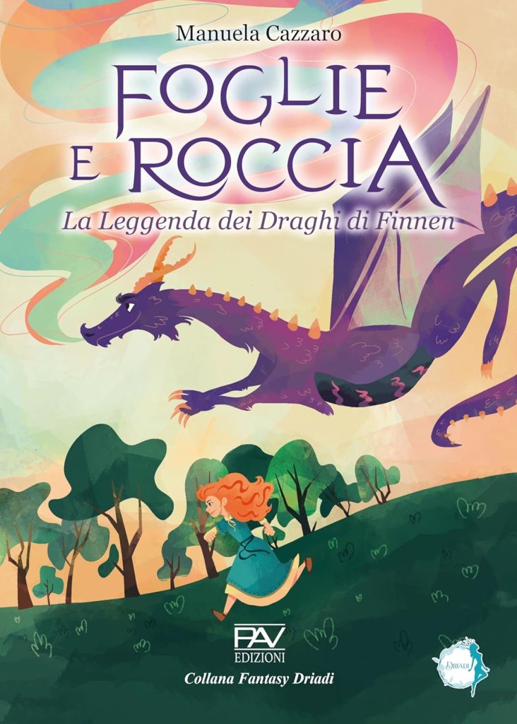 La copertina di "Foglie e Roccia: La Leggenda dei Draghi di Finnen"