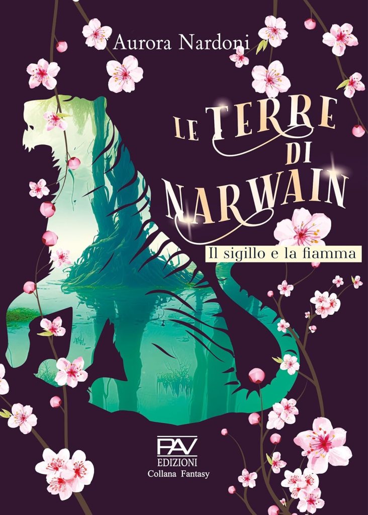La copertina di Le terre di Narwain - Il sigillo e la fiamma